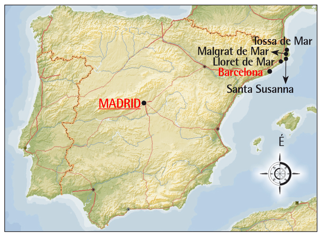 costa brava térkép Grandtours.hu   Spanyolország costa brava térkép
